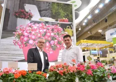 Thimon Krijnen and Nico Boers of GGG. They now have their own pelargonium series. More on this later in FloralDaily.