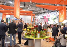 The large booth of Dümmen Orange.