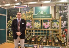 Aivars Mirseps of David Austin, a rose breeder.