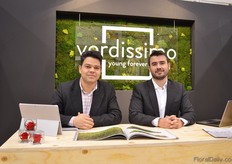 Rodrigo Perez Chaustre and Jose Luis Vargas of Verdissimo.