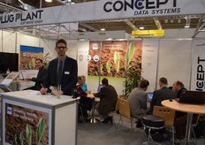 Plug Plant develops software for growers; Concept Data Systems is taking care of selling it. On the photo Helge Schild