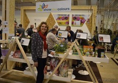 Sandra van Toll from Bizz Communications, who organized/facilitated participation at the fair for about 60 Dutch growers