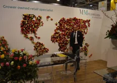 Kjeld van der Rijst from MM Flowers. The company sells roses for two major growers: one from Kenia, the other one from Colombia