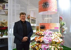 Erik van der Spek of Coloured by Gerbera, a group of Gerbera growers that invests in promoting the gerbera and germini's.