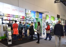 These wall stands offer visitors accessory items such as ceramics, glassware and florist supplies.