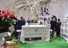 The partners of the Green Team Consultancy booth.