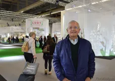 Augusto Solano, president of Asocolflores, was also visiting the show.