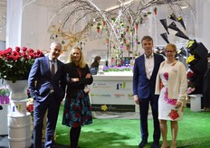 Ronald van den Breevaart, Monique Peters, Marcel Groen and Tineke Vreeken at the Green Team Consultancy.