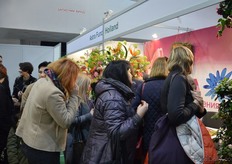 Busy at the booth of Astra Fund Holland.