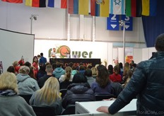 The florist demonstrations were well visited.