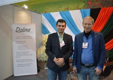 Lev and Yakov Sheinkman of Dolina. They export Kenyan and Israeli flowers.