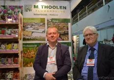 Alexander of Melflora and J. Roozen of M. Thoolen. M. Thoolen sells the bulbs to Melflora and Ukrainian wholesalers. Melflora sells the bulbs to smaller growers and also forces the bulbs themselves.