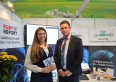Anastasia Ruzhuna and Nard Elsman of Diamond. They offer growers a software that gives them detailed insight in revenue, expenditure, investments and so on. It also enables growers to make (and adjust) forecasts for the coming years.
