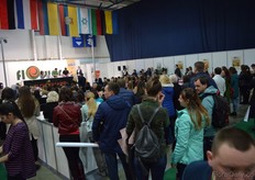 A lot of interest for the flower demonstrations.