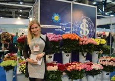 "Irina Breysova of Invos Flowers Export. They import roses from Kenya Ecuador and Colombia. According to Irina, the flower business is raising up . "We have to be patient."