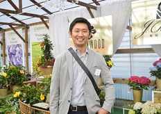 Kazuta Aoyama of Kaneya, a Japanese container manufacturer, was also visiting the event.