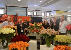 The team of Dümmen Orange and Jan Spek Rozen. Dümmen Orange is the agent of Jan Spek Rozen in Kenya. The Samantha's Bridal of Jan Spek Rozen attracted a lot of attention at the show. This pink rose is very suitable for weddings.