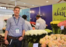 Stephan Heyer of Rosen Tantau. Van Kleef Roses is the agent of Rosen tantau in Holland and East Africa. The Beruga, according to Heyer, attracted a lot of attention.