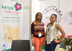 Josephine Muhandia and Salome Muhai of Kenya Flower Council.