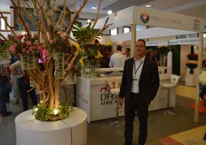 Ronald de Vos, DFG Africa. The company sources flowers from all over Africa.