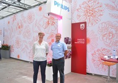 Philips was present at the FlowerTrials for the first time. At the Dümmen Orange location they persented their products and services.