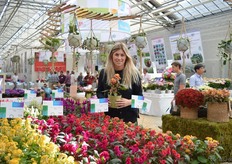 Lisianne Fabriek, Royal Van Zanten, with the new celosia, Clown.