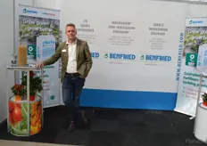 Jan Markus de Jong from ekompany, supplier of van slow release fertilizers and for that matter closely cooperating with general horticulture supplier Benfried