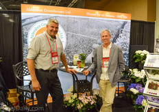 Ed Vermolen of Aldershort Greenhouses and Ken Rynearson.