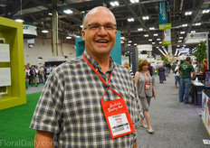 Willy Tomer of Tropical Trade is enjoying the show.