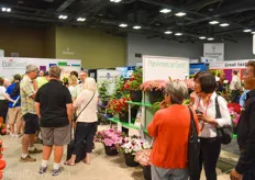 Busy booth at Ball Seed.