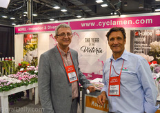 Guy Schertzer of Morel Diffusion and Andrea Lazzeri of Lazzeri Societa Agricola.