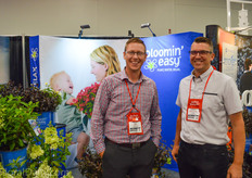 Bill Heinrichs and DeVonne Friesen of Van Belle Nursery.