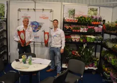 Eddie v/d Vijver and Marvin Grootendorst, who can serve clients throughout the chain with his tissue culture company Vitrocom, rooting company Pothosplant and export company Planttrade.