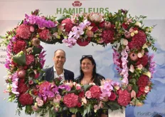 Cor van Staalduinen and Katarina van der Meijden, Hamifleurs, have many relations and customers in Russia and there for had a very busy exhibition.