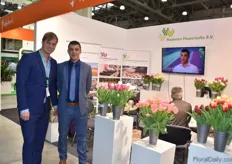 It's tulips, tulips and tulips at Haakman Flower Bulbs. The company is represented by Michel Dignum and Yuriy Petrychko.