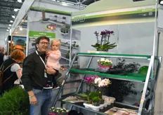 Marco Orlandelli of Garden Centre Identity Orlandelli presenting his lovely daughter and of course some ideas for the garden centre industry.