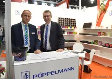 Dietrich Buchmuller and Christian Hitz of Pöppelmann. After a successfull first participation last year, they decided to attend the show this year again.