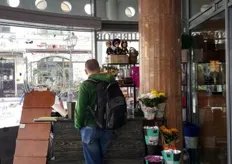 Before visiting the Riga market, we bumped into a small flower shop at the corner of the street.