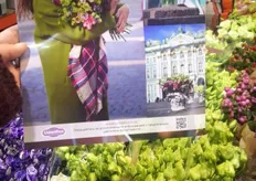 Promotion material of Dutch lisianthus (www.lisianthus.nl) handed out at the market.