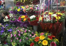 Colorful bouquets