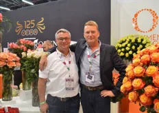 Philippe Veys of Dümmen Orange and Erik Spek of Jan Spek Rozen.