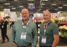 Steve Wiley and Mike Huggett of Takii Seed were also visiting the show.