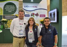 Victor of Liquidseal and Argentina and Diego of VOC Agro. Liquidseal is represented by VOC Agro in Colombia.