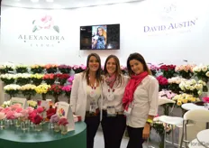 Claudia Canaveral, Mana Pavla Coroloba and Sandy Saenz of Alexandra Farms.