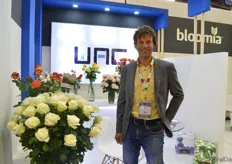 "Edo Kolmer Agriom, a Dutch flower breeder represented by WAC international. At their booth, the Vanilla Ice took the center stage. According to Kolmer, this variety is currently planted at several farms and is gaining momentum. "It is a highly productive variety and is well suited for bouquets."