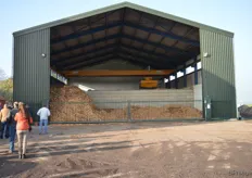 Also at Baas, a modern biomass boiler - to which a biogas installation has recently been added