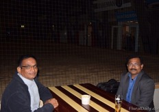 Kanchan Patel of Flower City Kenya and S. Thirumalai of PJ Dave Flowers