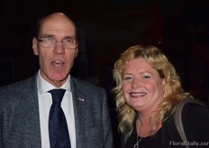 Cees Hageman (retired at De Ruiter) and Lisette Wesselius.