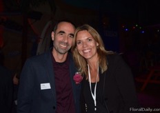 Pini Cohen of Decofresh with our colleague Eelkje Pulley.