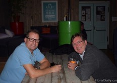 Jaap Snijder of FBS with Rod Jones of Equinox.